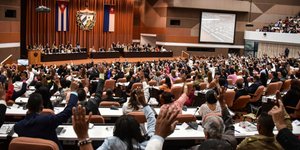 Συνεδρίαση του κοινοβουλίου της Κούβας στην Αβάνα (Φωτογραφία: ΑΡ) 