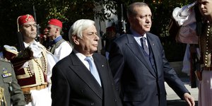 Μήνυμα του Ταγίπ Ερντογάν στον Προκόπη Παυλόπουλο (Φωτογραφία: EUROKINISSI/ ΓΙΑΝΝΗΣ ΠΑΝΑΓΟΠΟΥΛΟΣ)