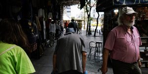 Στο κέντρο της Αθήνας/Φωτογραφία: Eurokinissi