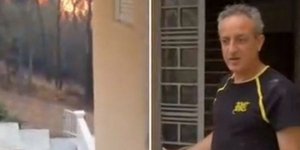 Πήγε να σώσει τις γάτες του και η φωτιά τον περικύκλωσε στον κήπο