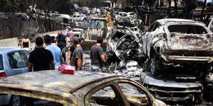Μάτι-η επόμενη μέρα/Φωτογραφία: Eurokinissi/ΤΑΤΙΑΝΑ ΜΠΟΛΑΡΗ