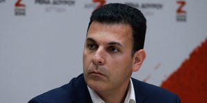 Ο Γιώργος Καραμέρος/ Φωτογραφία intime news