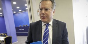 Ο Γιώργος Κουμουτσάκος (Φωτογραφία: EUROKINISSI/ΠΑΝΑΓΟΠΟΥΛΟΣ ΓΙΑΝΝΗΣ)