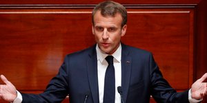 O Εμμανουελ Μακρόν/ Φωτογραφία AP images