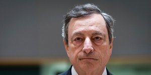O Μάριο Ντράγκι/ Φωτογραφία AP images