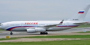 To προεδρικό αεροσκάφος  IL-96-300PU του Βλαντίμιρ Πούτιν (Φωτογραφία: Wikipedia) 