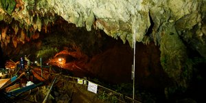 η σπηλιά στην Ταϊλάνδη/Φωτογραφία: AP