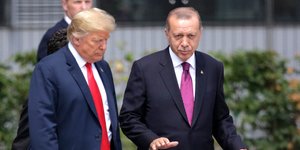 Τραμπ-Ερντογάν/Φωτογραφία: AP