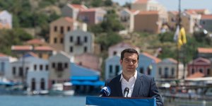 Τσίπρας στο Καστελόριζο /Φωτογραφία Αρχείου: Intime News