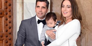 Ο Θανάσης Βισκαδουράκης με τη σύζυγό του Κατερίνα και το γιο τους Ιερώνυμο. Φωτογραφία: Ndp photos
