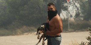 Δεκάδες ζώα διασώθηκαν από τους ιδιοκτήτες τους από την φονική πυρκαγιά -Φωτογραφία: Intimenews/ΑΡΑΠΕΤΣΙΚΑΣ ΑΛΕΞΑΝΔΡΟΣ