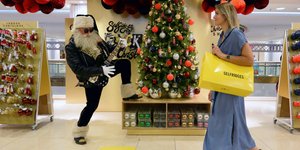 Χριστούγεννα στο πολυκατάστημα Selfridges (Φωτογραφία: Kirsty O'Connor/PA via AP)