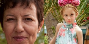 Η ακτινολόγος Βασιλική Χερουβείμ και η 5χρονη κόρη της 