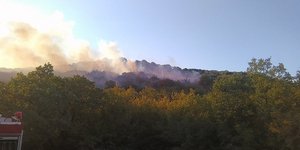  Φωτιά στο χωριό Καβησός Φερών (Φωτογραφία: evros news)