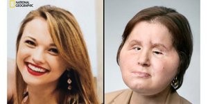  Αριστερά η Κέιτ Στάμπλφιλντ σε ηλικία 17 ετών και δεξιά σε ηλικία 22