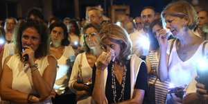 Εκδήλωση μνήμης στο Μάτι (Φωτογραφία: IntimeNews/ΛΙΑΚΟΣ ΓΙΑΝΝΗΣ)