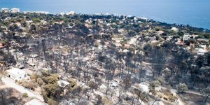 καταστροφικές εικόνες από το Μάτι/Φωτογραφία: Eurokinissi