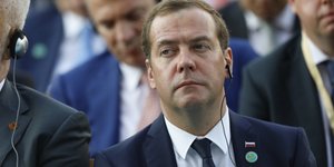 Ο Ντμίτρι Μεντβέντεφ (Φωτογραφία: AP/Burhan Ozbilici)