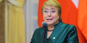 H πρώην προέδρος της Χιλής Μισέλ Μπατσελέτ/ Φωτογραφία AP images