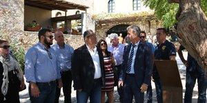 Στο πλαίσιο της περιοδείας του στη Λακωνία