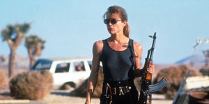 H Λίντα Χάμιλτον ως Σάρα Κόνορ στην ταινία Terminator