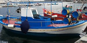 Τρεχαντήρι «Αγ. Νικόλαος (Φωτογραφία: Πολιτιστικός Σύλλογος Πλωμαρίου ΤΟ ΠΟΛΙΟΝ)