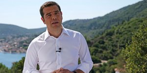Ο Γερμανικός Τύπος για το διάγγελμα Τσίπρα από την Ιθάκη -Φωτογραφία: ΓτΠ ANDREA BONETTI