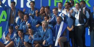 Η εθνική πόλο εφήβων. Φωτογραφία: Twitter