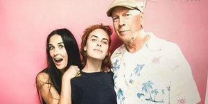 Μπρους Γουίλις και Ντέμι Μουρ με την κόρη τους. Φωτογραφία: Instagram