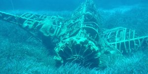 Το γερμανικό υδροπλάνο του Β Παγκοσμίου Πολέμου βρίσκεται ανοιχτά του όρμου της Αλιμνιάς