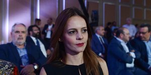 Η Εφη Αχτσιόγλου/ Φωτογραφία intime news