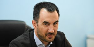 Ο Αλέξης Χαρίτσης/ Φωτογραφία intime news