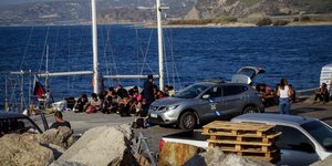 Ιστιοφόρο με μετανάστες /Φωτογραφία αρχείου Eurokinissi