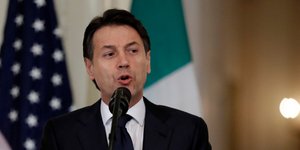 Ο Ιταλός πρωθυπουργός Τζουζέπε Κόντε/Φωτογραφία: AP