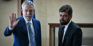 Κοντονής και Καλογήρου /Φωτογραφία: EUROKINISSI