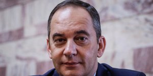 Ο τομεάρχης Ναυτιλίας της ΝΔ Γιάννης Πλακιωτάκης -Φωτογραφία: EUROKINISSI/ΓΙΩΡΓΟΣ ΚΟΝΤΑΡΙΝΗΣ