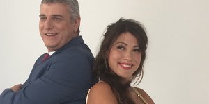 Ο Βλαδίμηρος Κυριακίδης με την Κλέλια Ρένεση