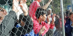Από το κέντρο προσφύγων και μεταναστών στη Σάμο-Φωτογραφία: Eurokinissi/Χρήστος Μπόνης