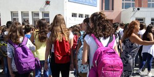 αγιασμός σε σχολείο/Φωτογραφία: Eurokinissi