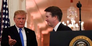 Τραμπ και Κάβανο/Φωτογραφία: ΑΡ