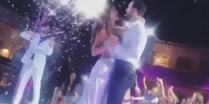 Το ερωτευμένο ζευγάρι ενώθηκε με τα δεσμά του γάμου