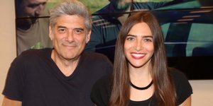 Ο Γιώργος Χωραφάς με την κόρη του Ζωή