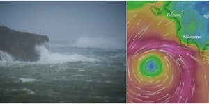 Ο κυκλώνας Ζορμπάς σαρώνει την Ελλάδα