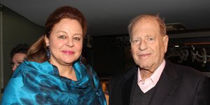 Η Λούκα Κατσέλη και ο Γεράσιμος Αρσένης /Φωτογραφία: NDP Photo Agency