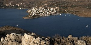 Η Αίγινα από ψηλα