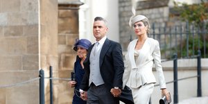 Ο Ρόμπι Γούιλιαμς και η σύζυγος του/ Φωτογραφία Alastair Grant/Αp