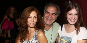 Δήμητρα Παπαδήμα & Γιάννης Μποσταντζόγλου με την κόρη τους