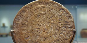 Ο δίσκος της Φαιστού. Φωτογραφία: Βικιπαιδεια