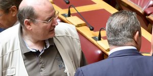 Ο Νίκος Φίλης και ο Πάνος Καμμένος στη Βουλή / Φωτογραφία: Intimenews/ΧΑΛΚΙΟΠΟΥΛΟΣ ΝΙΚΟΣ