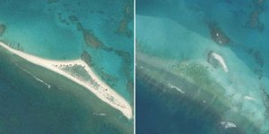 Πριν και μετά τον τυφώνα. Φωτογραφία: US Fish and Wildlife
